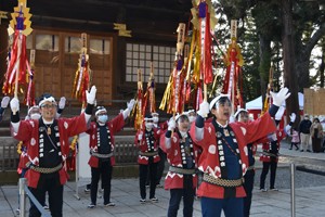 ネット210110旧岡谷市木やり団安全祈願①